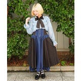 バイカラーストライプジャンパースカート | axes femme | 詳細画像10 