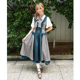 バイカラーストライプジャンパースカート | axes femme | 詳細画像13 