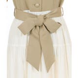 トレンチ風バイカラージャンパースカート | axes femme | 詳細画像17 