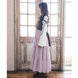 トレンチ風バイカラージャンパースカート | axes femme | 詳細画像2 