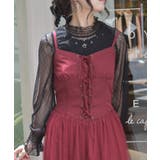 コルセット風編上ジャンスカ | axes femme | 詳細画像7