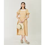 サイドリボンワンピース[品番：IGAW0003793]｜axes femme
