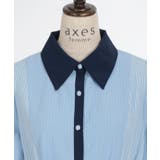 ストライプ配色シャツワンピース | axes femme | 詳細画像10 