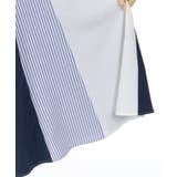 ストライプ切替シャツワンピース | axes femme | 詳細画像10