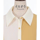 ストライプ切替シャツワンピース | axes femme | 詳細画像19
