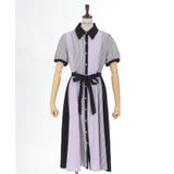 ストライプ切替シャツワンピース | axes femme | 詳細画像23