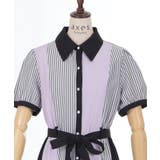 ストライプ切替シャツワンピース | axes femme | 詳細画像26