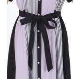 ストライプ切替シャツワンピース | axes femme | 詳細画像28