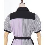 ストライプ切替シャツワンピース | axes femme | 詳細画像30