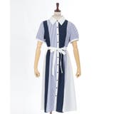 ストライプ切替シャツワンピース | axes femme | 詳細画像4