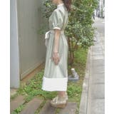 ストライプ切替シャツワンピース | axes femme | 詳細画像2