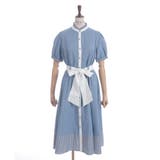 ストライプ切替シャツワンピース | axes femme | 詳細画像20