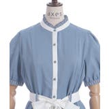 ストライプ切替シャツワンピース | axes femme | 詳細画像23