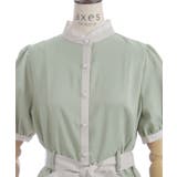 ストライプ切替シャツワンピース | axes femme | 詳細画像29