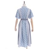 チェック切替パッチワークワンピース | axes femme | 詳細画像11