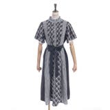 チェック切替パッチワークワンピース | axes femme | 詳細画像25