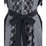 チェック切替パッチワークワンピース | axes femme | 詳細画像30