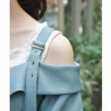 オフショル風ストライプワンピース | axes femme | 詳細画像10 
