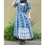 ブルー | カントリーローズワンピース | axes femme