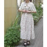 小花柄ブラウス×ワンピースセット | axes femme | 詳細画像1