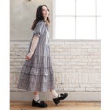 丸襟チェックワンピース | axes femme | 詳細画像5 