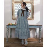 ミント | 丸襟チェックワンピース | axes femme