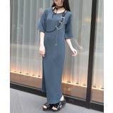 チャイナ金具ロングワンピース | axes femme | 詳細画像4 