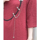 チャイナ金具ロングワンピース | axes femme | 詳細画像8 