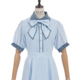 ストライプ切替シャツワンピース | axes femme | 詳細画像5 