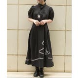 黒 | クチュリエールワンピース | axes femme