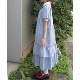 ストライプ柄ティアードワンピース | axes femme | 詳細画像2 