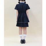 バイカラーシャツミニワンピース | axes femme | 詳細画像3