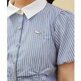 バイカラーシャツミニワンピース | axes femme | 詳細画像4