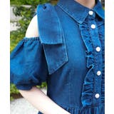 リボンショルダーデニムワンピース | axes femme | 詳細画像10