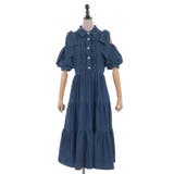 リボンショルダーデニムワンピース | axes femme | 詳細画像14