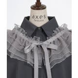チュールフリルカラー付シャツ | axes femme | 詳細画像16
