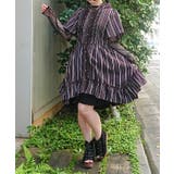 ストライプ柄フードシャツワンピース | axes femme | 詳細画像10