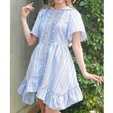 ストライプ柄フードシャツワンピース | axes femme | 詳細画像12