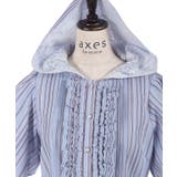 ストライプ柄フードシャツワンピース | axes femme | 詳細画像17