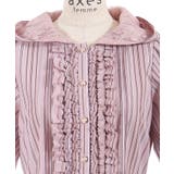 ストライプ柄フードシャツワンピース | axes femme | 詳細画像28