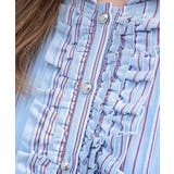 ストライプ柄フードシャツワンピース | axes femme | 詳細画像4