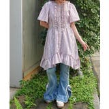 ストライプ柄フードシャツワンピース | axes femme | 詳細画像7