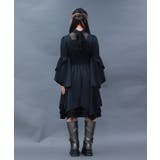 フレアスリーブイレヘムワンピース | axes femme | 詳細画像3