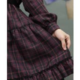 チェックフリルシャツワンピース | axes femme | 詳細画像5 