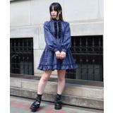 チェックフリルシャツワンピース | axes femme | 詳細画像6 