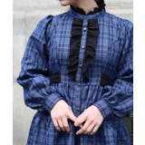 チェックフリルシャツワンピース | axes femme | 詳細画像7 