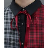チェックバイカラーシャツワンピース | axes femme | 詳細画像6 