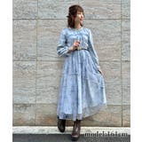 スイートピー柄チュールＯＰ | axes femme | 詳細画像1 