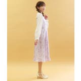 すみれ柄セーラー襟ワンピース | axes femme | 詳細画像2