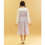 すみれ柄セーラー襟ワンピース | axes femme | 詳細画像3